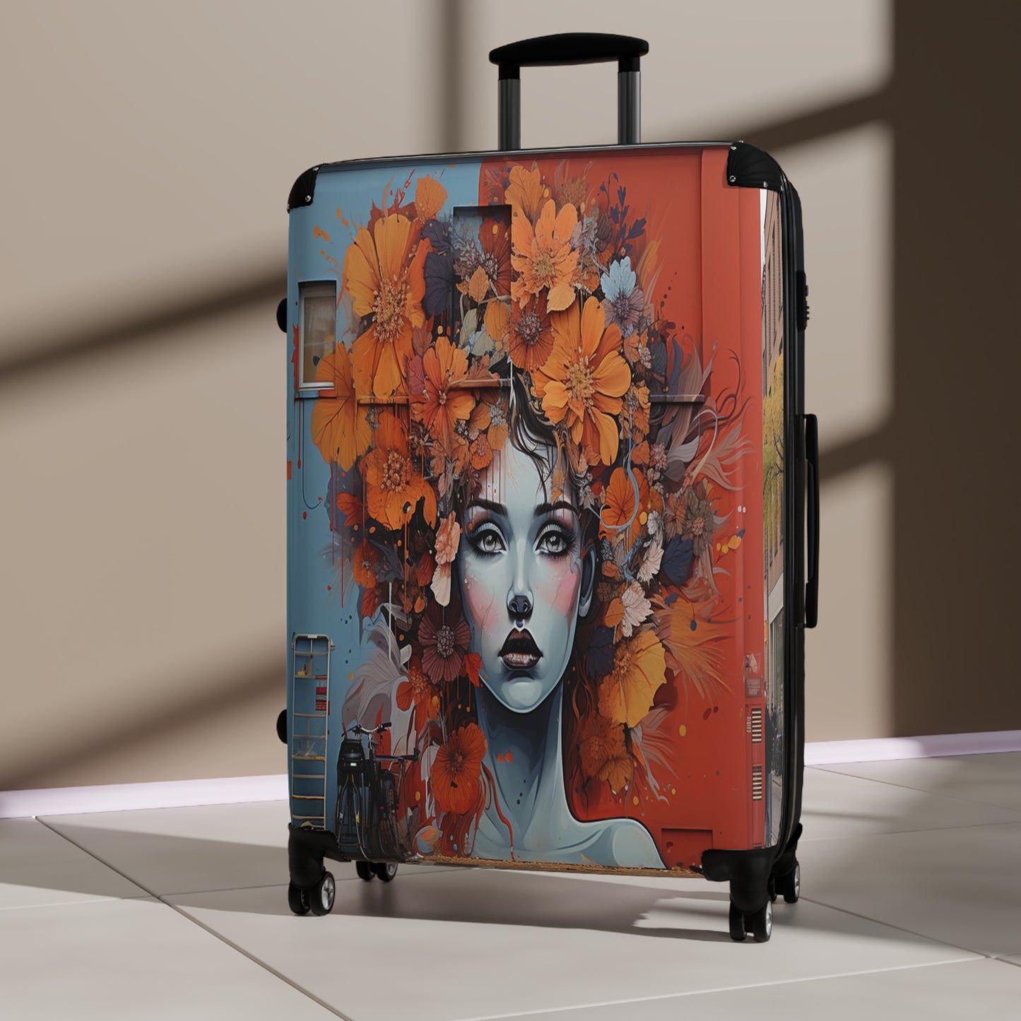 Graffiti Wanderer Luggage | Hippie Trip Collection | Christmas vacation | Travel Luggage | Suitcase | Boho | Retro