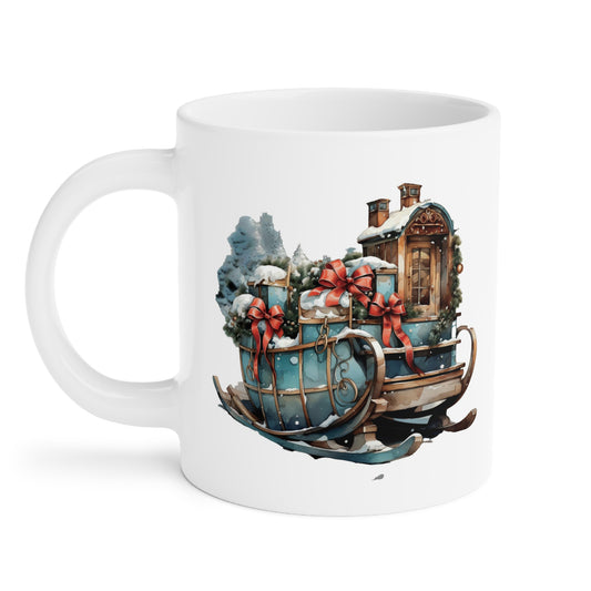 Jingle & Java | Christmas Coffee Mugs | Coffee Ceramic Mugs (11oz\15oz\20oz) | Coffee Mugs