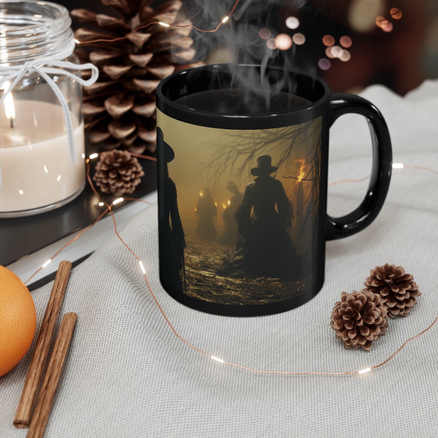 Halloween Witches 11oz Black Mug