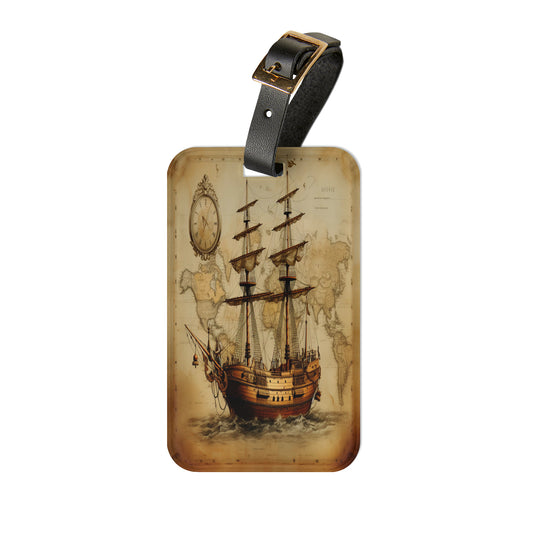 Historic Journey Luggage Tag | Artistic Journey Collection | Christmas Vacation | Luggage Tags | Travel Tags