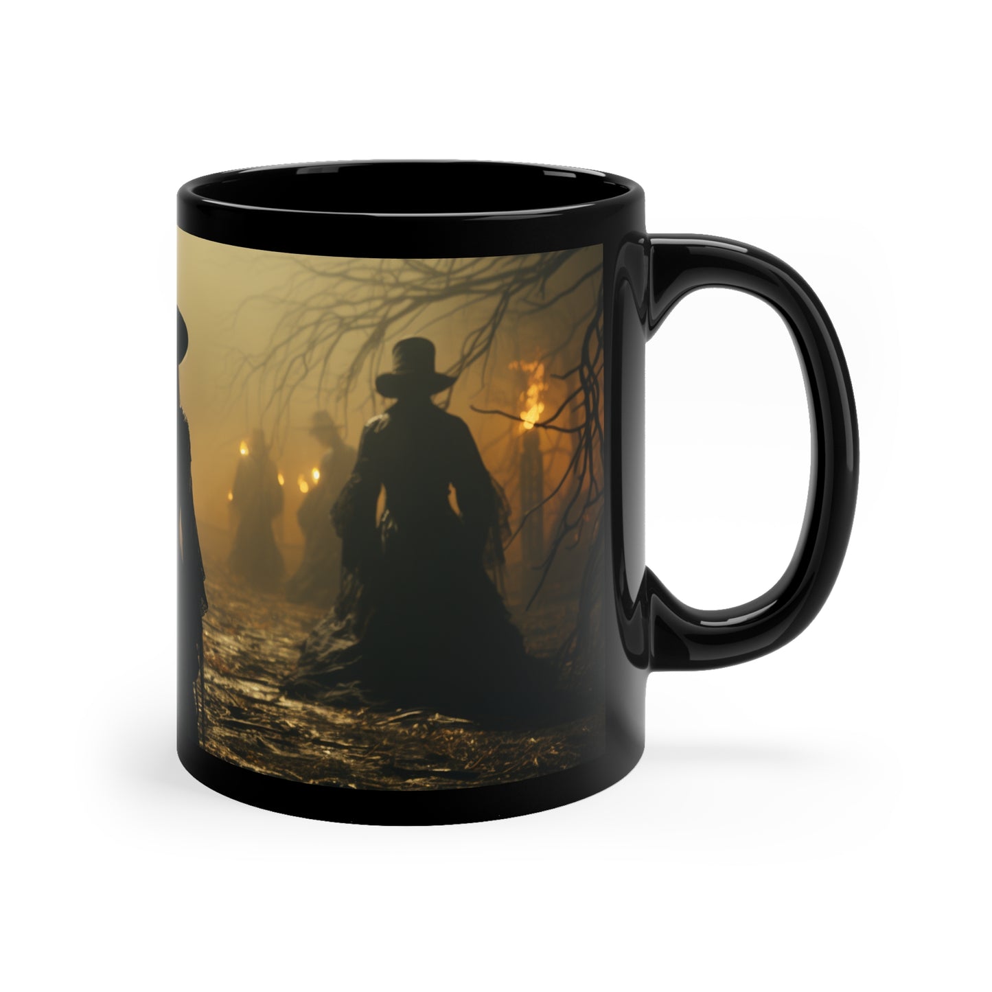 Halloween Witches 11oz Black Mug