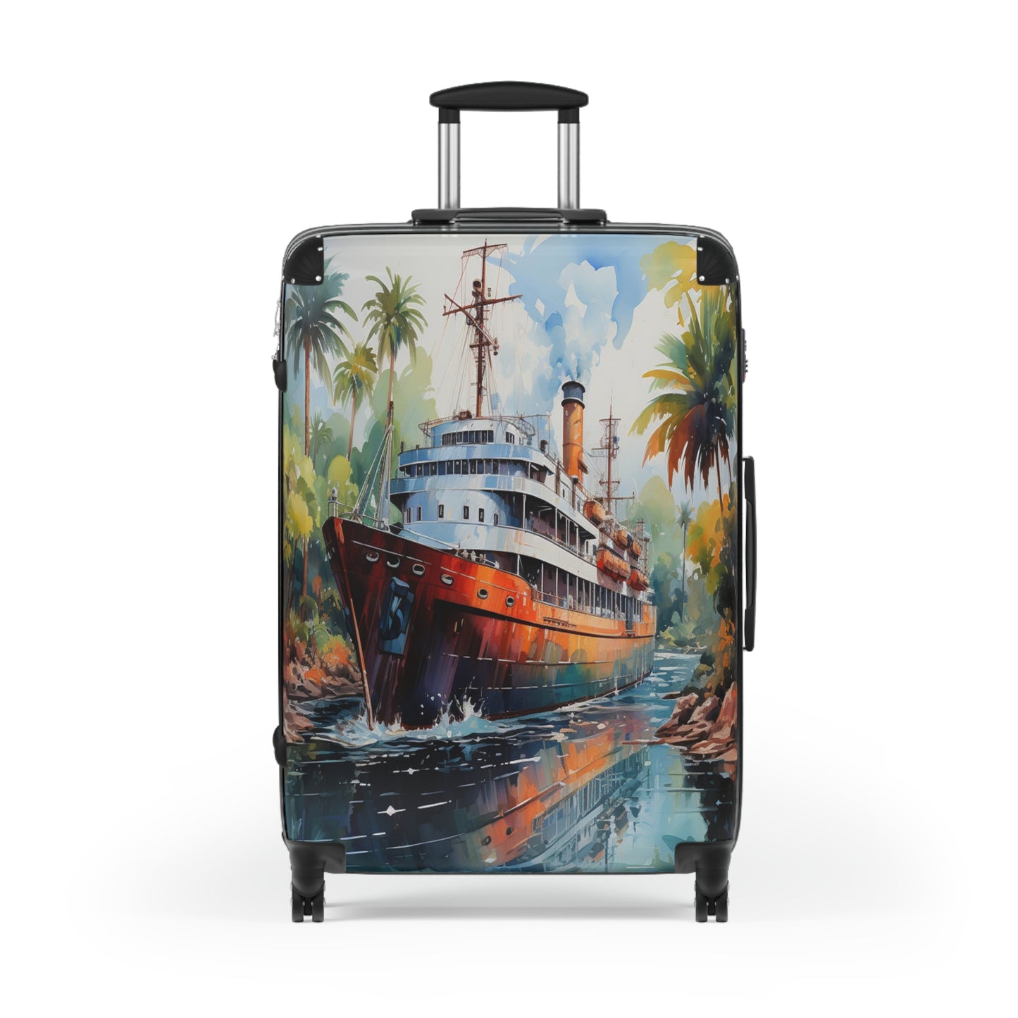 Tropical Voyage Luggage | Nautical Escape Collection | Christmas vacation | Travel Luggage | Suitcase | Cruise