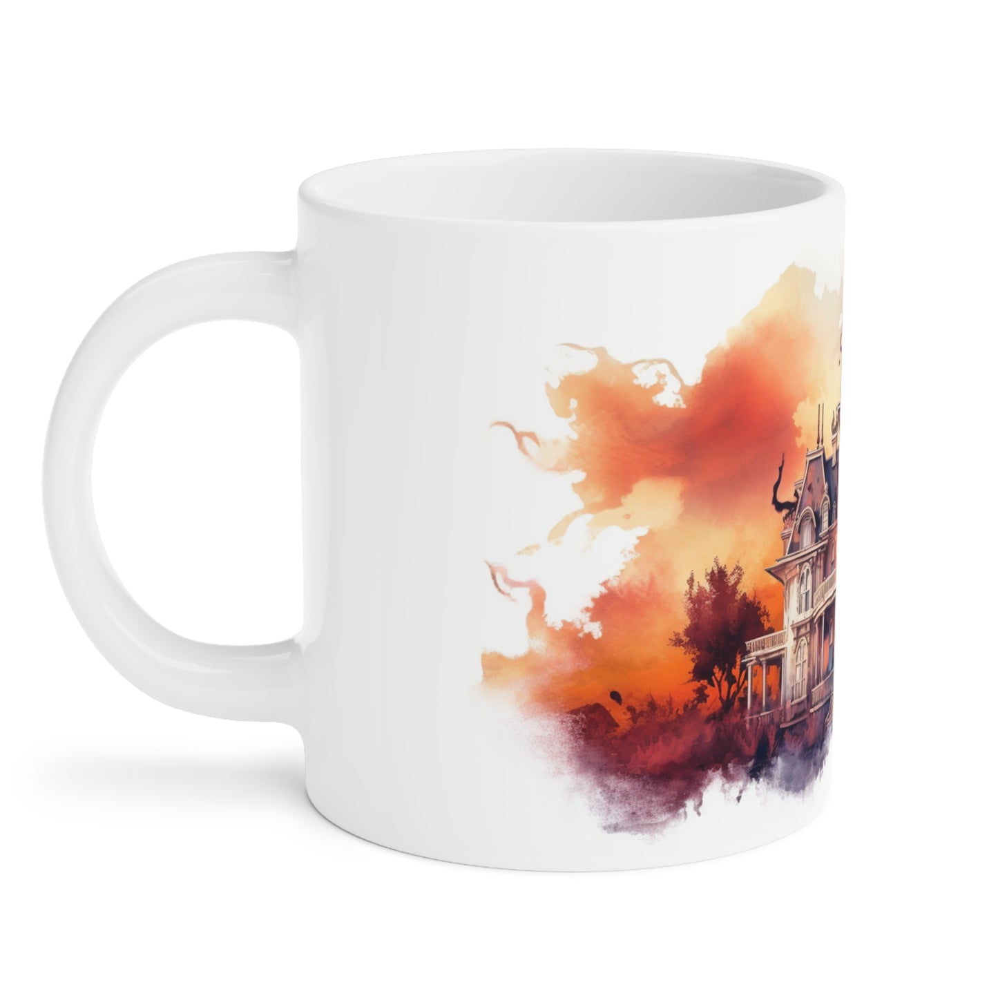 Haunted Halloween Mansion Ceramic Mugs (11oz\15oz\20oz)