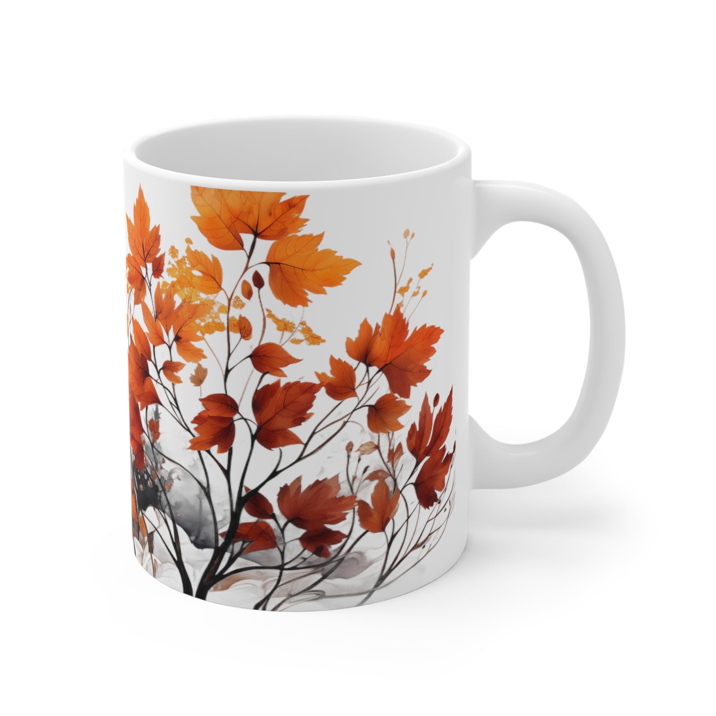 Changing of the Colors #2 | Autumn Fall Coffee Mug | Rustic Fall Mug | Watercolor Fall Mug