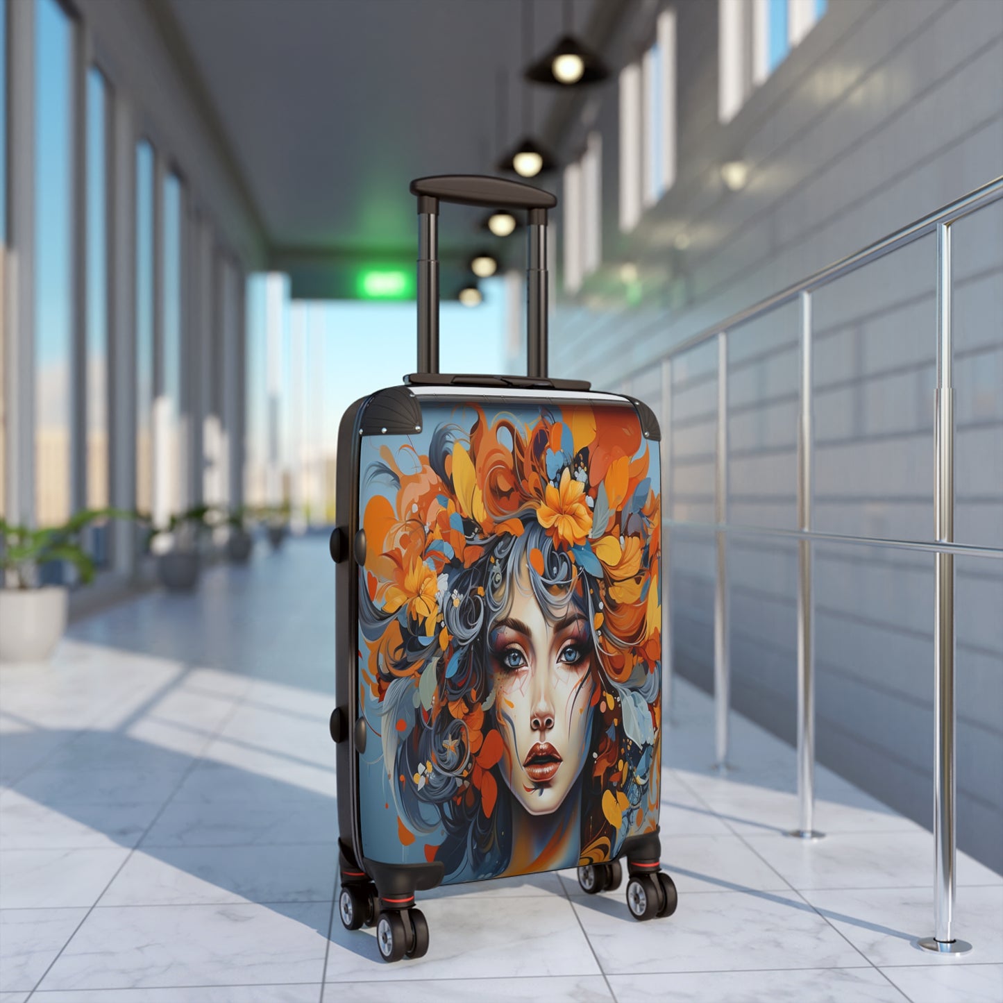 Boho Street Canvas Luggage | Hippie Trip Collection | Christmas vacation | Travel Luggage | Suitcase | Boho | Retro