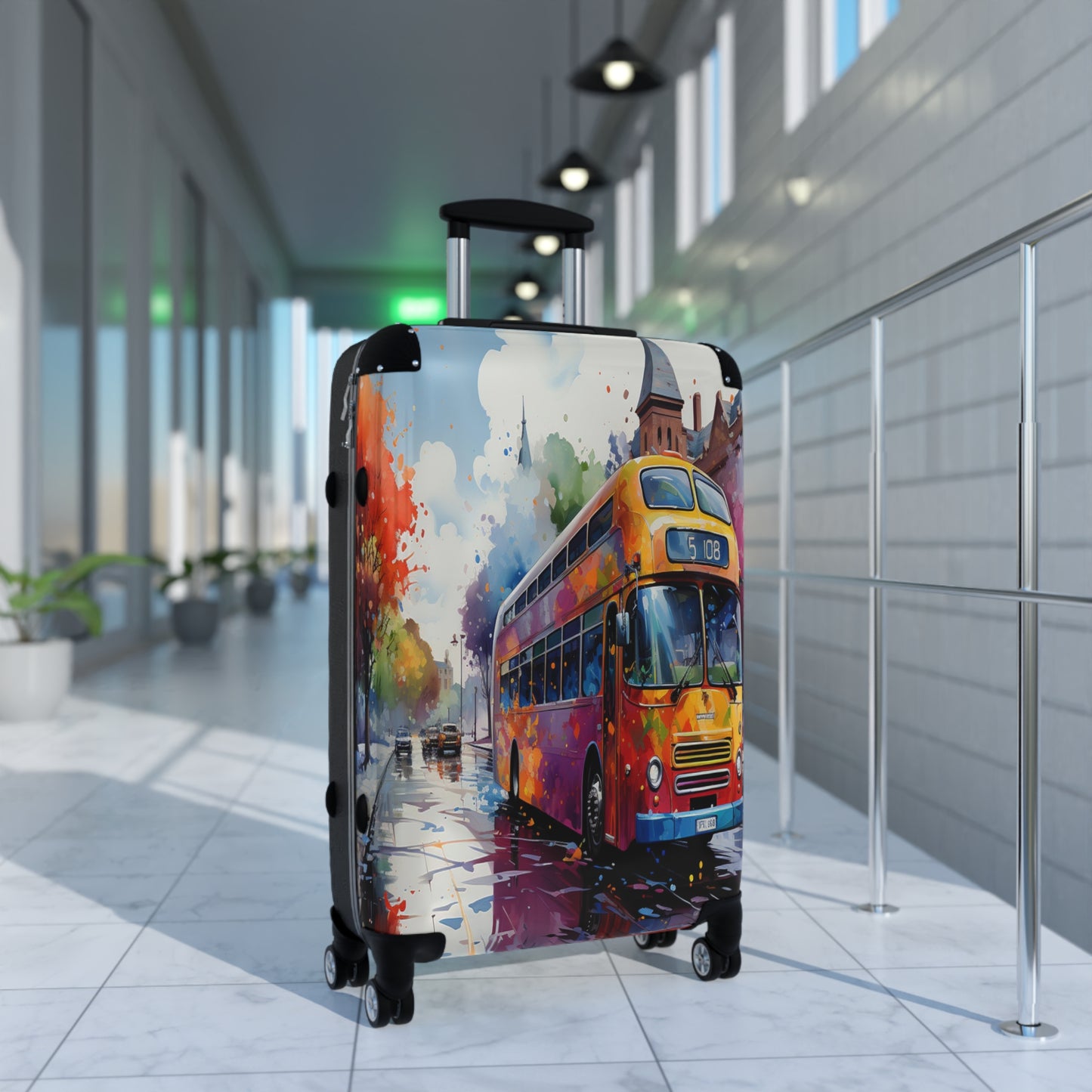 Double-Decker Adventure Luggage | Urban Voyager Collection | Christmas vacation | Travel Luggage | Suitcase | Double-decker travel