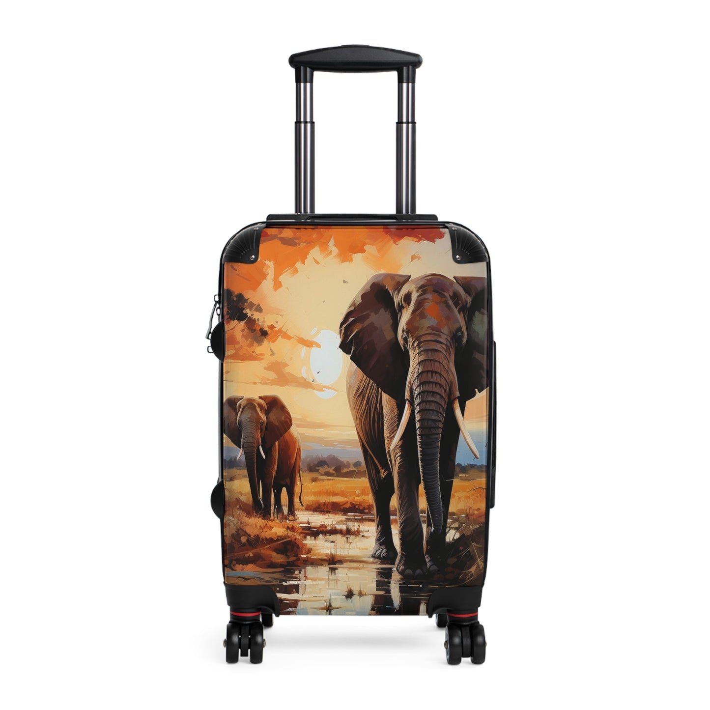 Elephant Elegance Luggage | African Safari Collection | Christmas Vacation | Travel Luggage | Suitcases