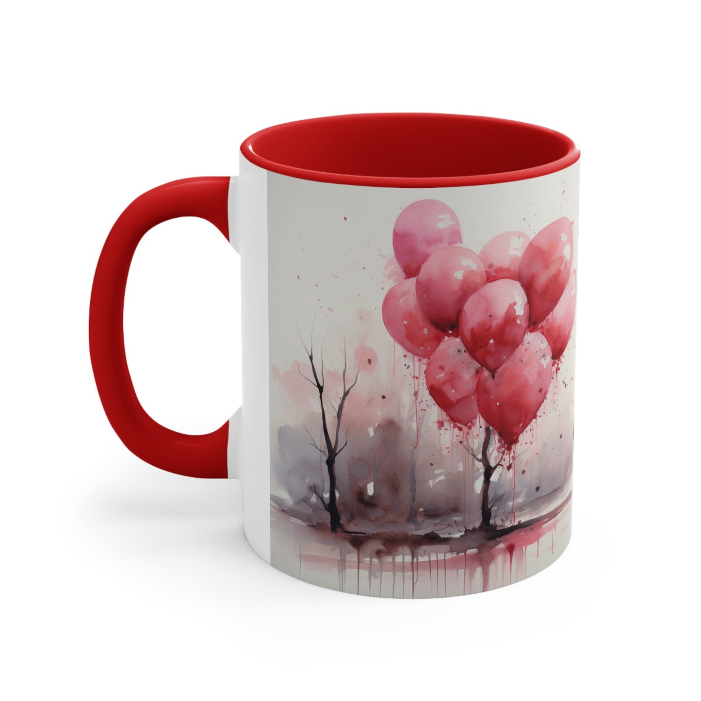 Romantic Rendezvous mug, Valentine's Day, Accent Coffee Mug, 11oz mug, valentines gift, gift for her, be mine, heart mug, love you, couples