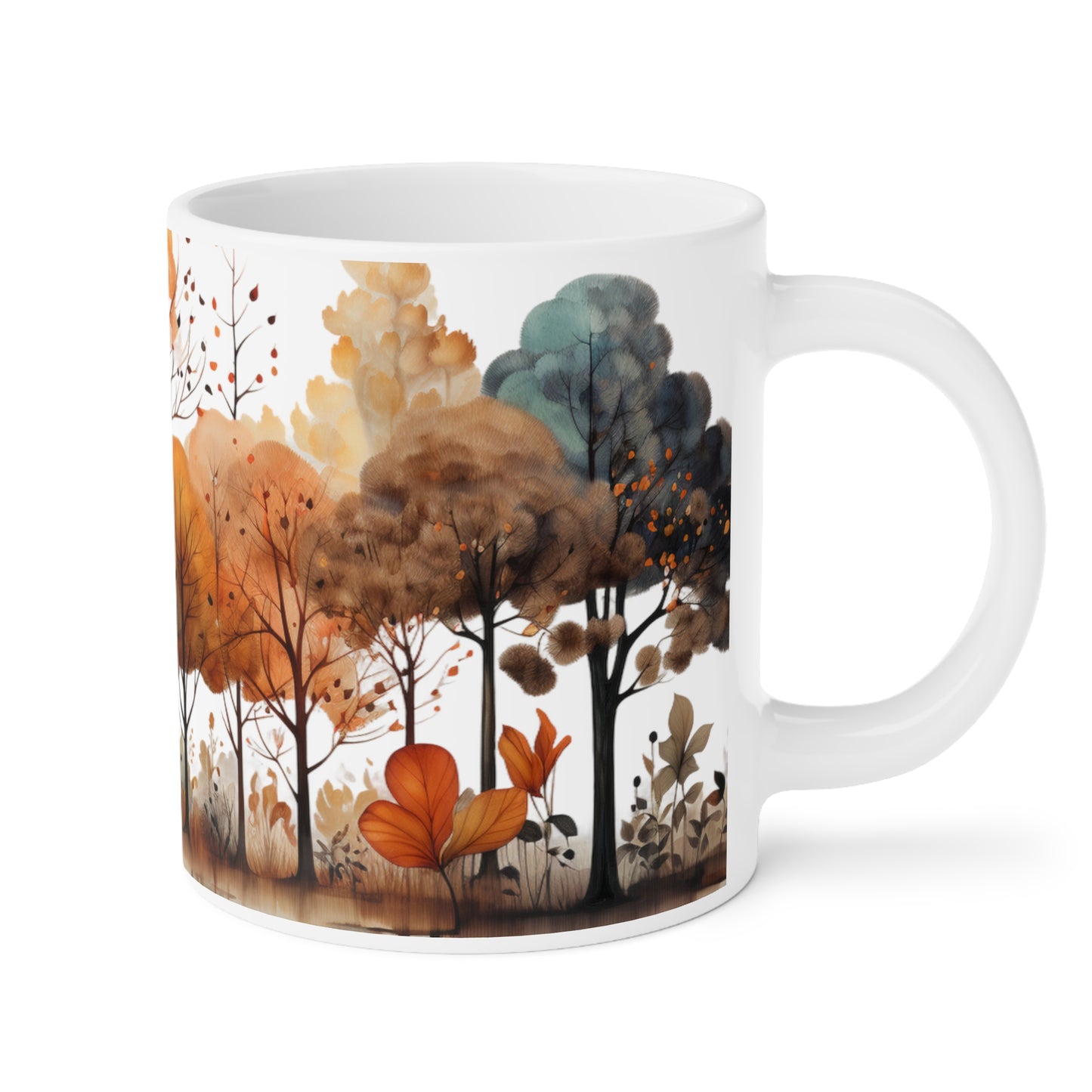 Changing of the Colors | Autumn Fall Coffee Mug | Rustic Fall Mug | Watercolor Fall Mug