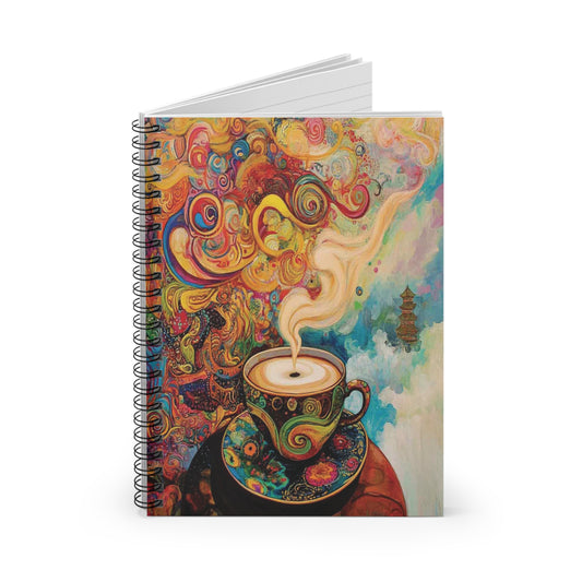 Sacred Sip | Journals | Morning Journaling | Spiral Notebook - Ruled Line | Devotional | Meditations