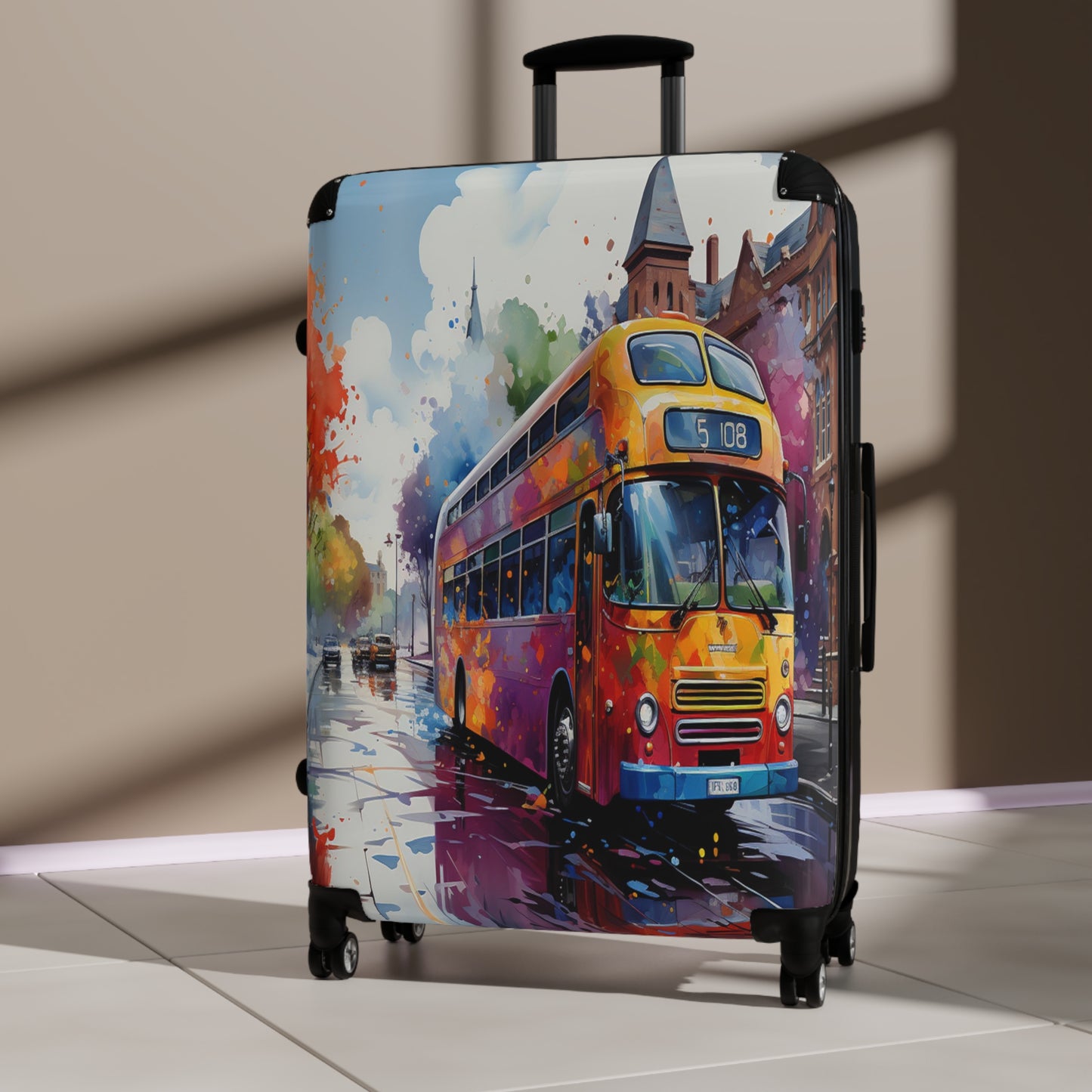 Double-Decker Adventure Luggage | Urban Voyager Collection | Christmas vacation | Travel Luggage | Suitcase | Double-decker travel