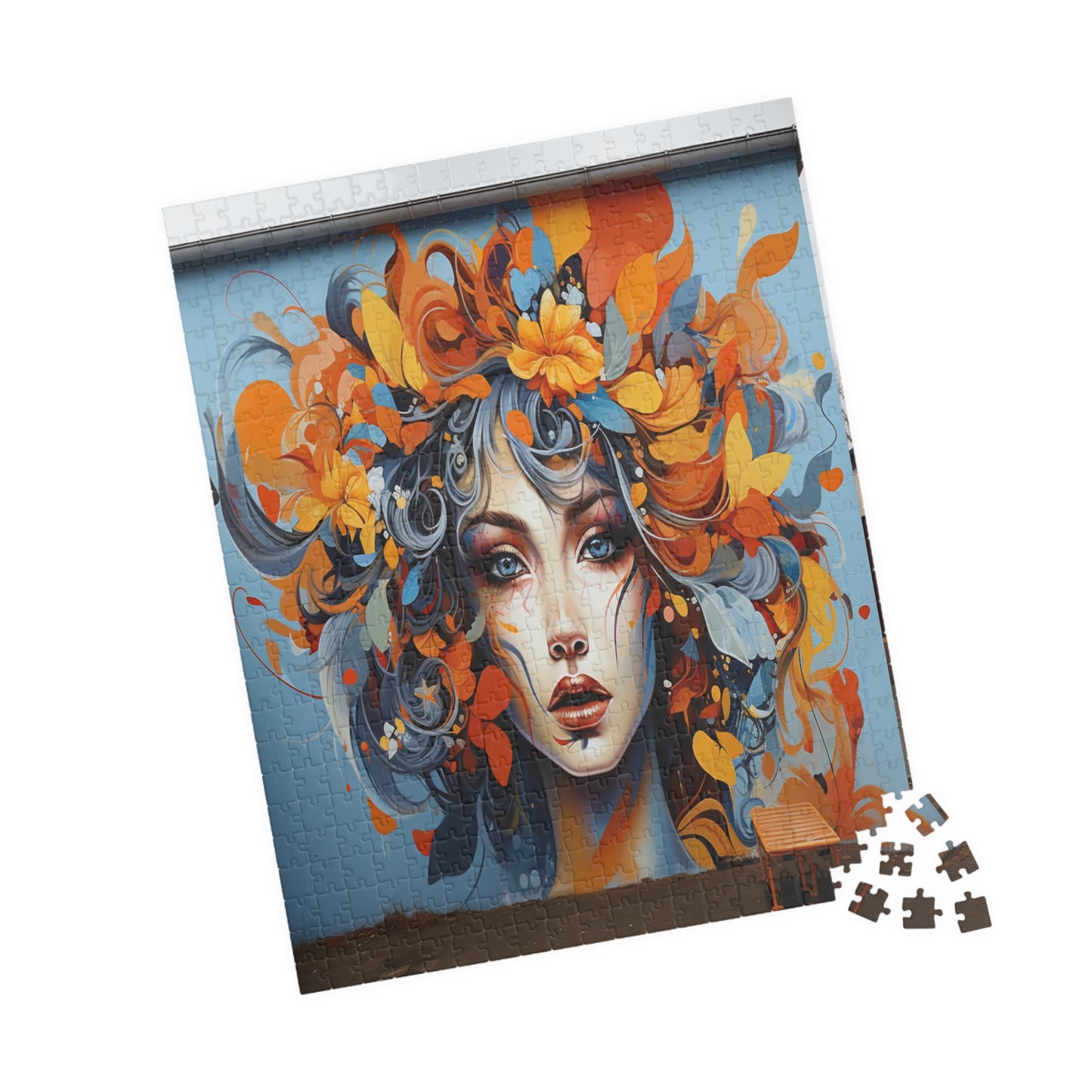 Boho Street Canvas puzzle | Boho Jigsaw Collection | 500-piece Puzzle | Boho | jigsaw puzzle | games