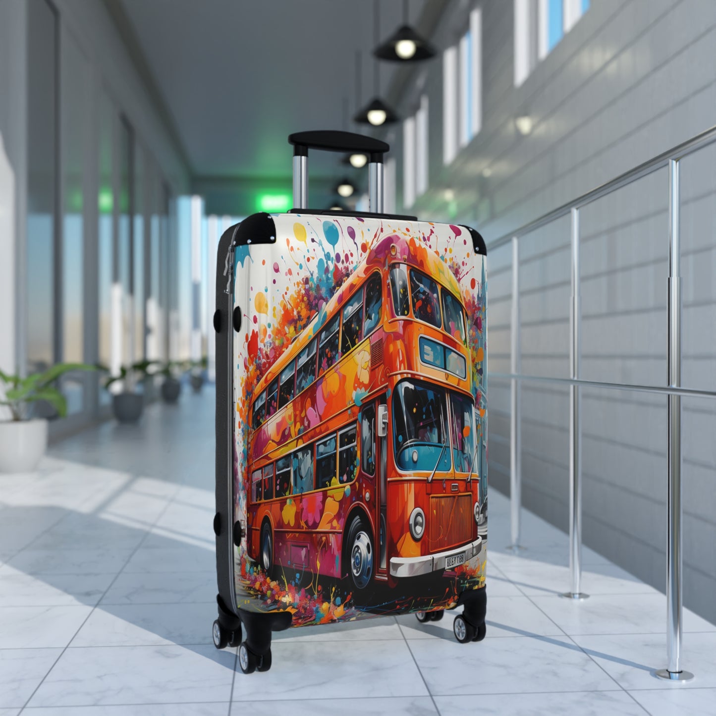 Double-Deck Explorer Luggage | Urban Voyager Collection | Christmas vacation | Travel Luggage | Suitcase | Double-decker travel