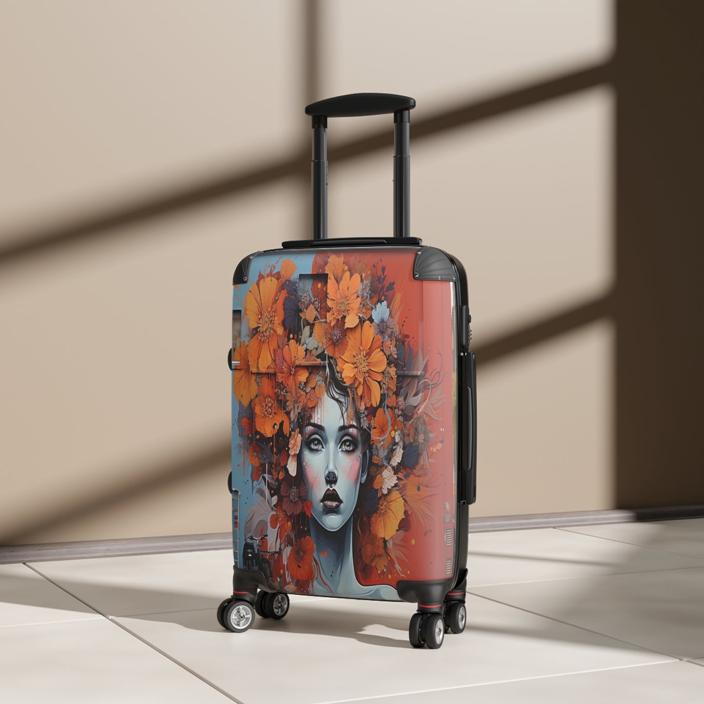 Graffiti Wanderer Luggage | Hippie Trip Collection | Christmas vacation | Travel Luggage | Suitcase | Boho | Retro