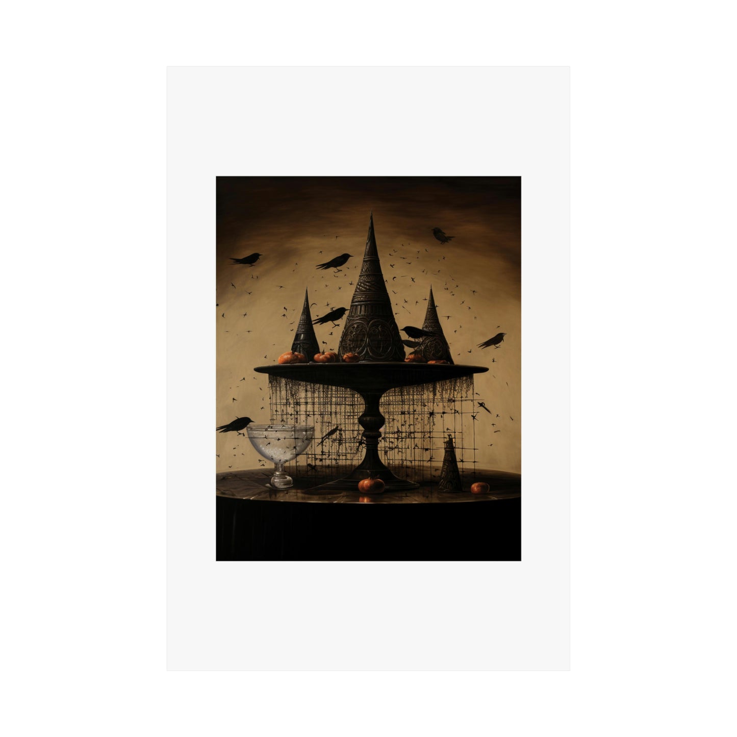 Halloween unique poster | Witch's Hat | Halloween Wall Art