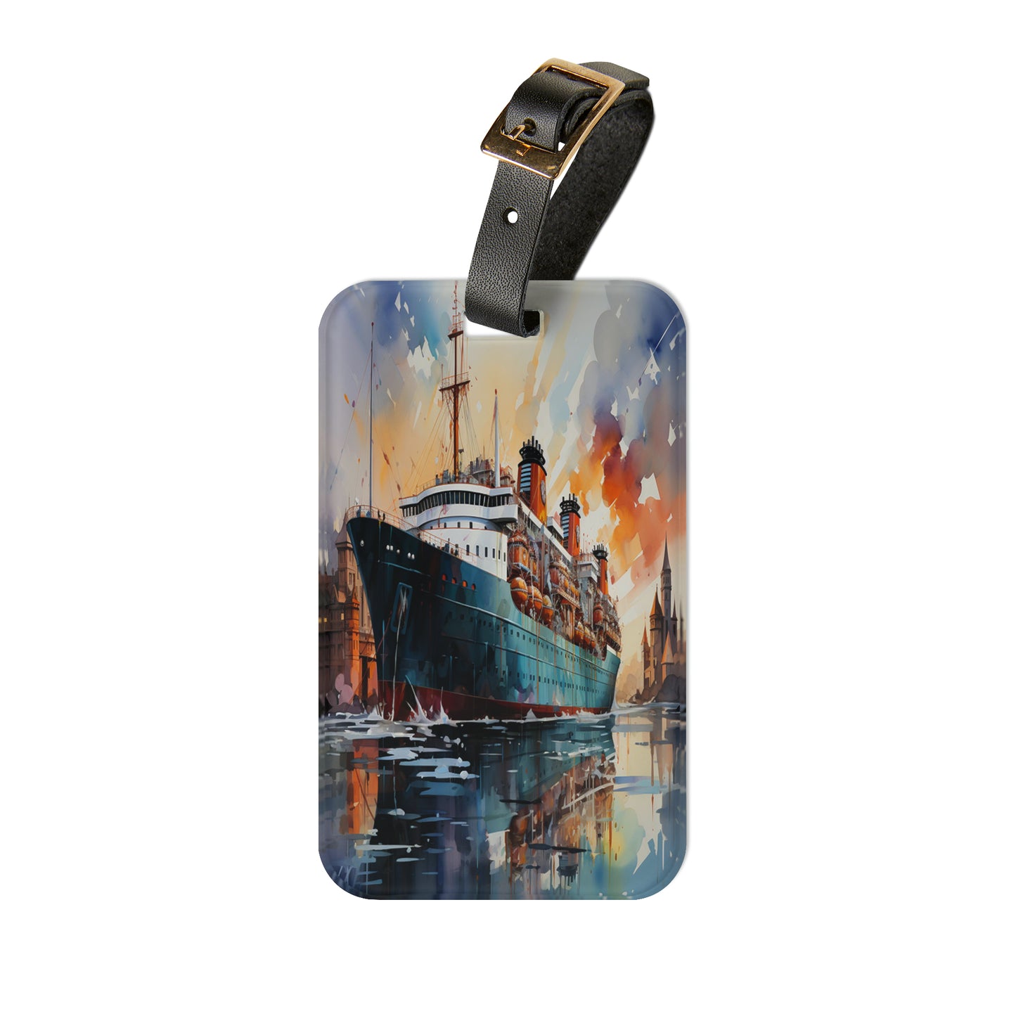 Seafarer's Dream Luggage Tag | Artistic Journey Collection | Christmas Vacation | Luggage Tags | Travel Tags