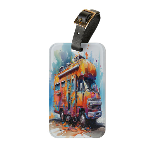 Hippie Haven Luggage Tag | Artistic Journey Collection | Christmas Vacation | Luggage Tags | Travel Tags