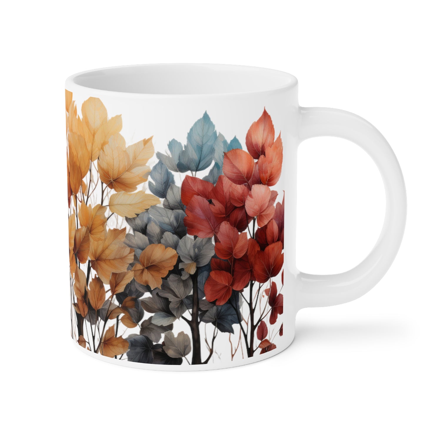 Autumn Leaves #2 | Autumn Fall Coffee Mug | Rustic Fall Mug | Watercolor Fall Mug