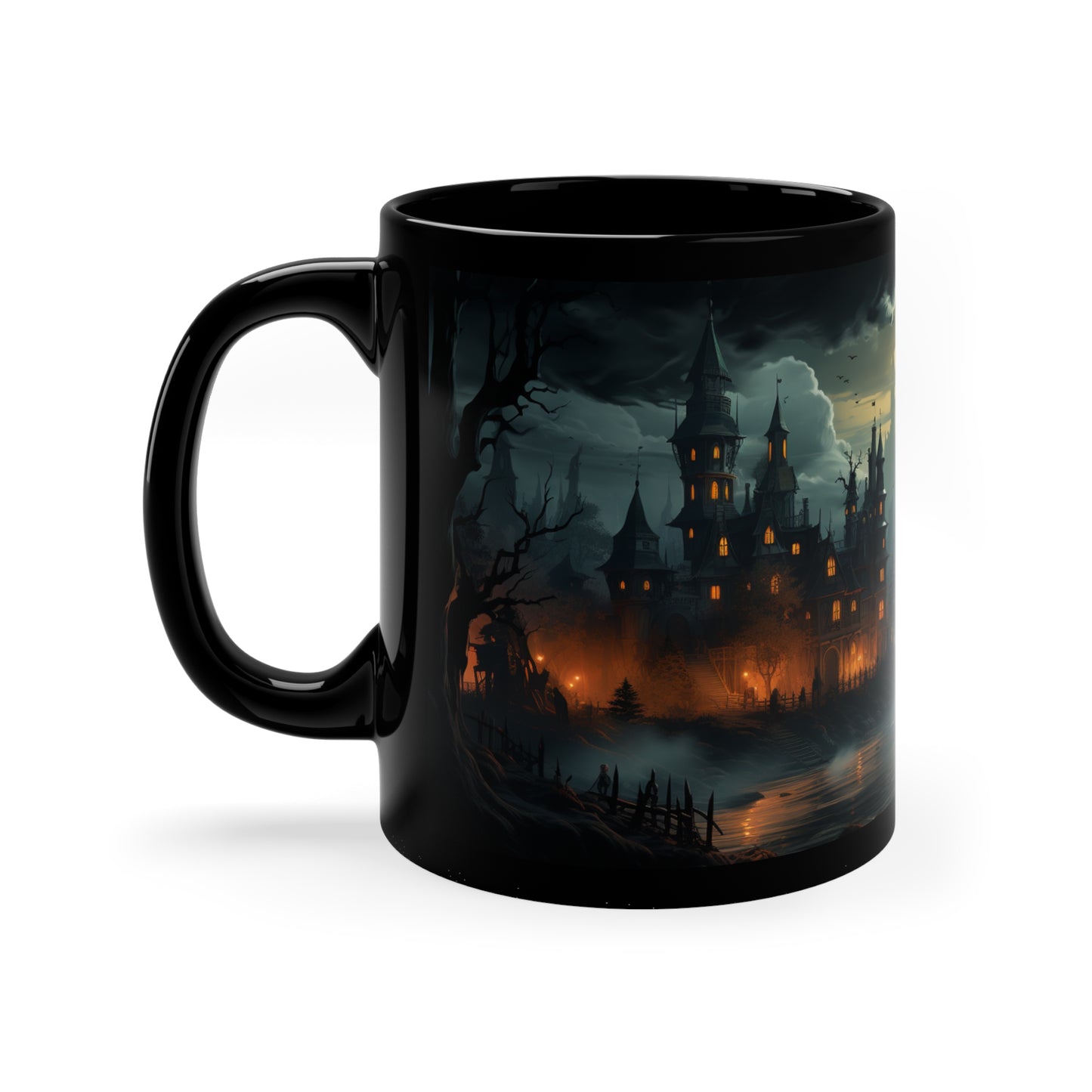 Halloween Witches #4 11oz Black Mug