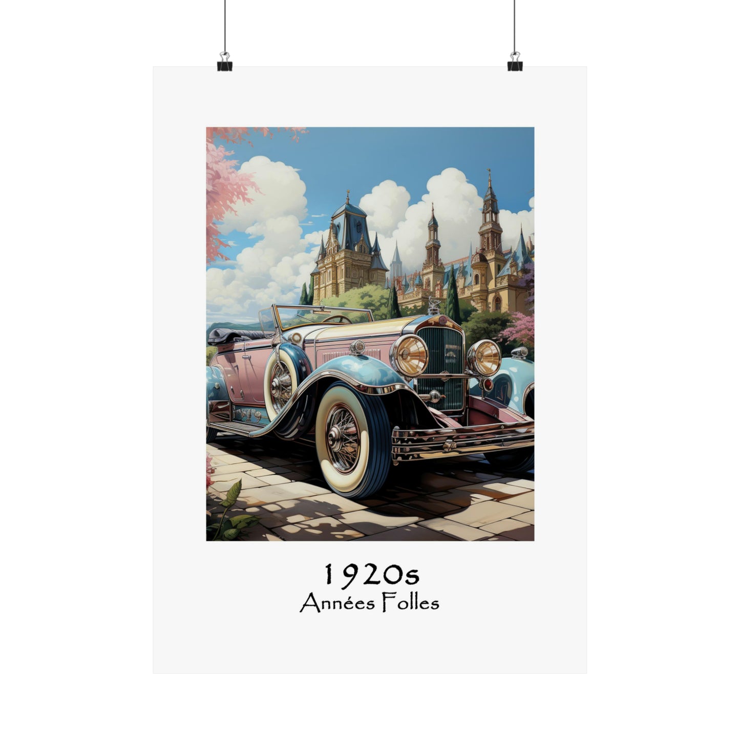 Unique Travel poster | Annees Folles | Vintage cars |1920s Art Deco Wall Art | Retro Wall Art