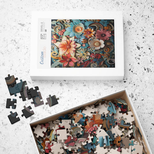 Flower Power | Boho Jigsaw Collection | 500-piece Puzzle | Boho | jigsaw puzzle | games