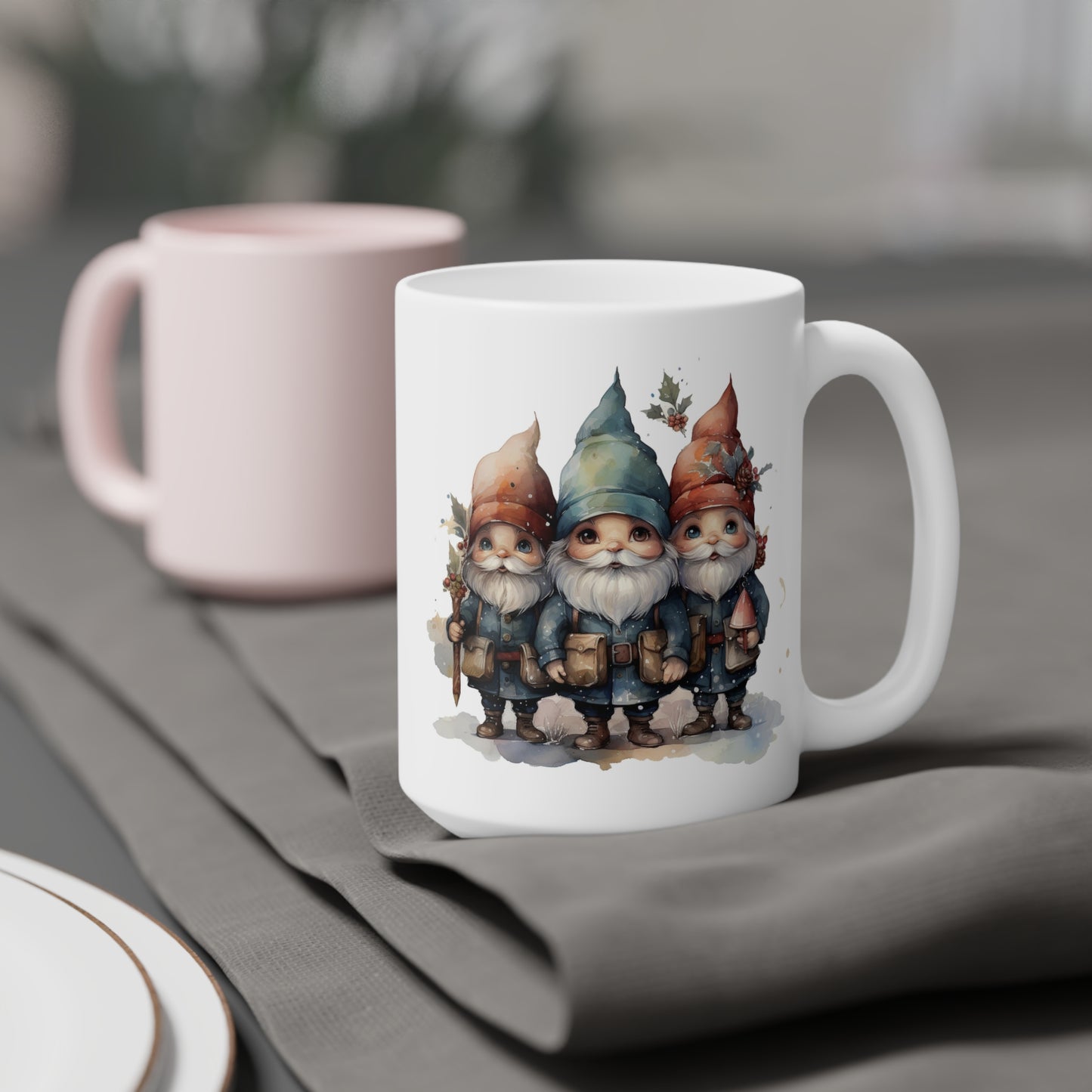 Gnomaste | Christmas Coffee Mugs | Coffee Ceramic Mugs (11oz\15oz\20oz) | Coffee Mugs