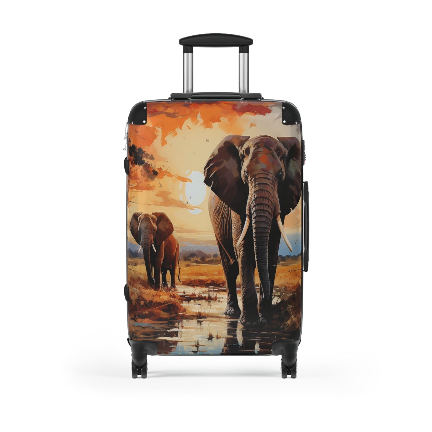 Elephant Elegance Luggage | African Safari Collection | Christmas Vacation | Travel Luggage | Suitcases