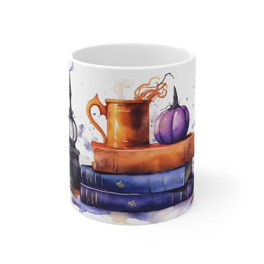 Halloween Spellbooks & Brew Ceramic Mugs (11oz\15oz\20oz)