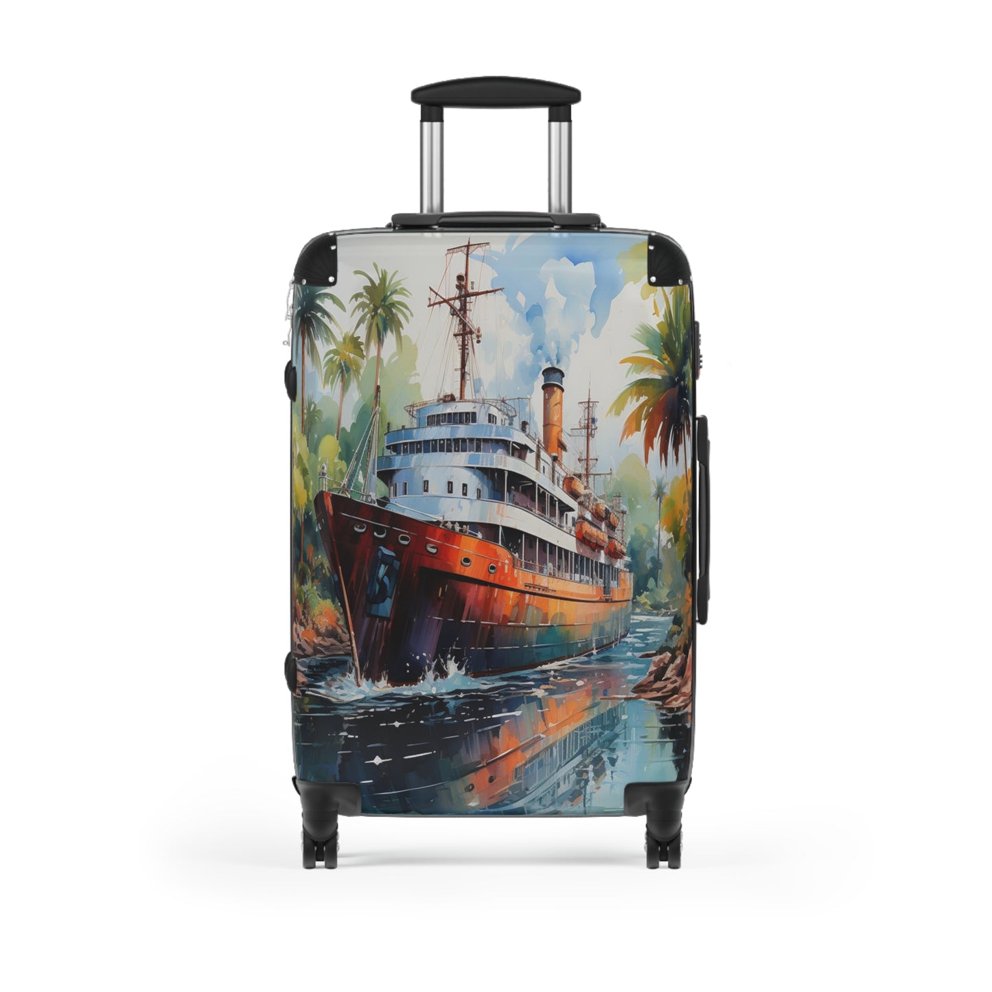 Tropical Voyage Luggage | Nautical Escape Collection | Christmas vacation | Travel Luggage | Suitcase | Cruise