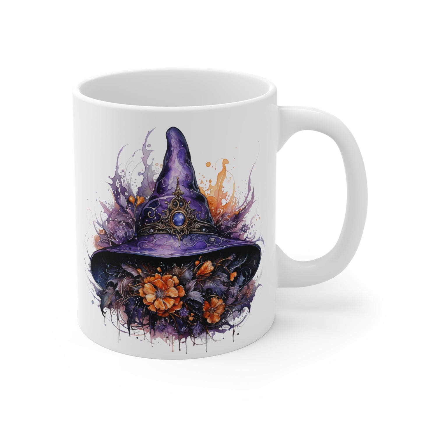 Halloween Witch's Hat #8 Ceramic Mugs (11oz\15oz\20oz)