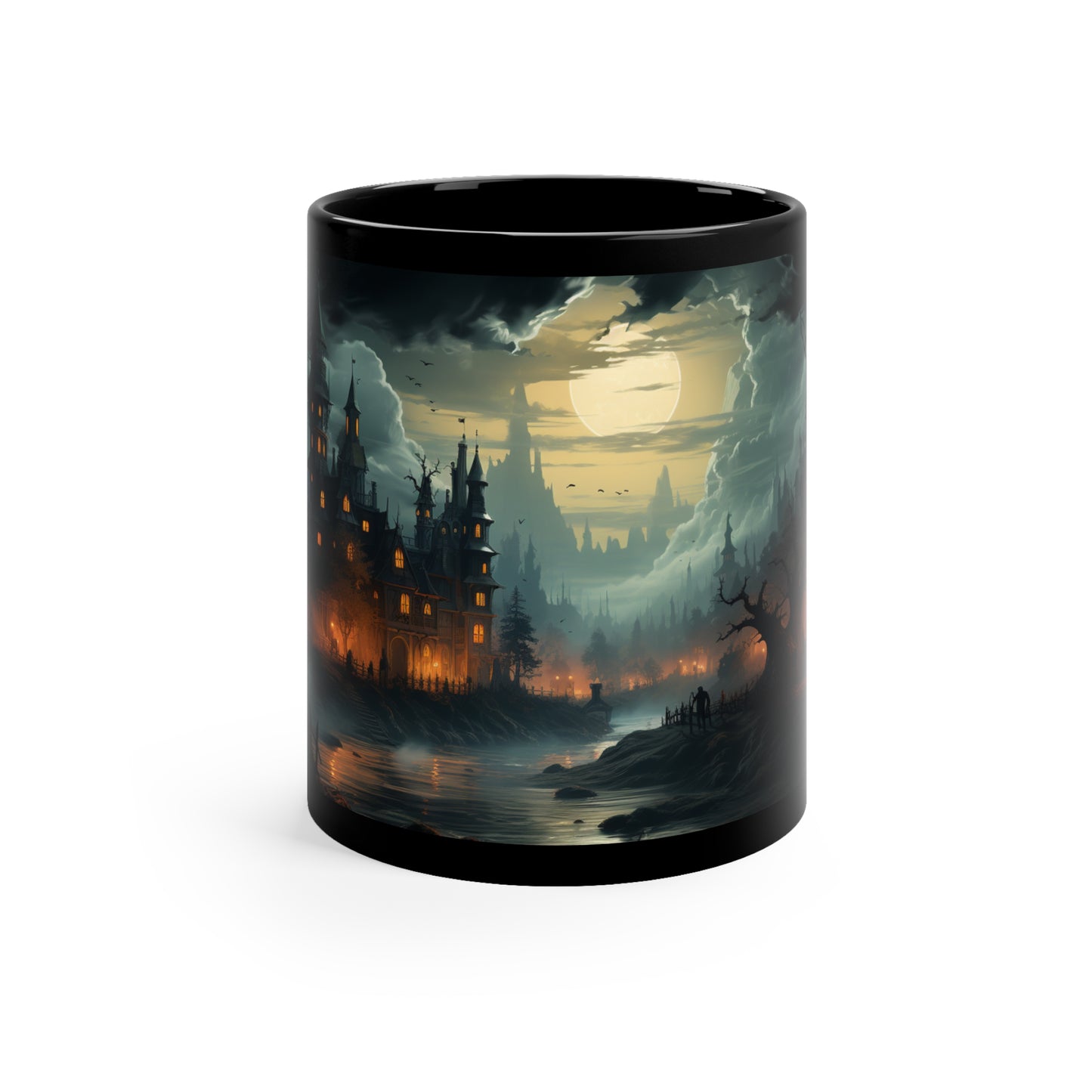 Halloween Witches #4 11oz Black Mug