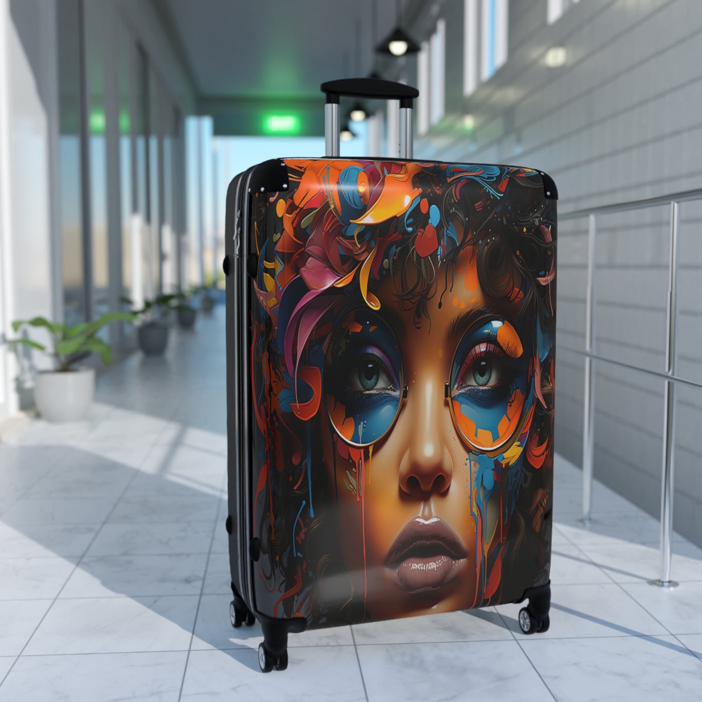 Artistic Odyssey Luggage | Hippie Trip Collection | Christmas vacation | Travel Luggage | Suitcase | Boho | Retro
