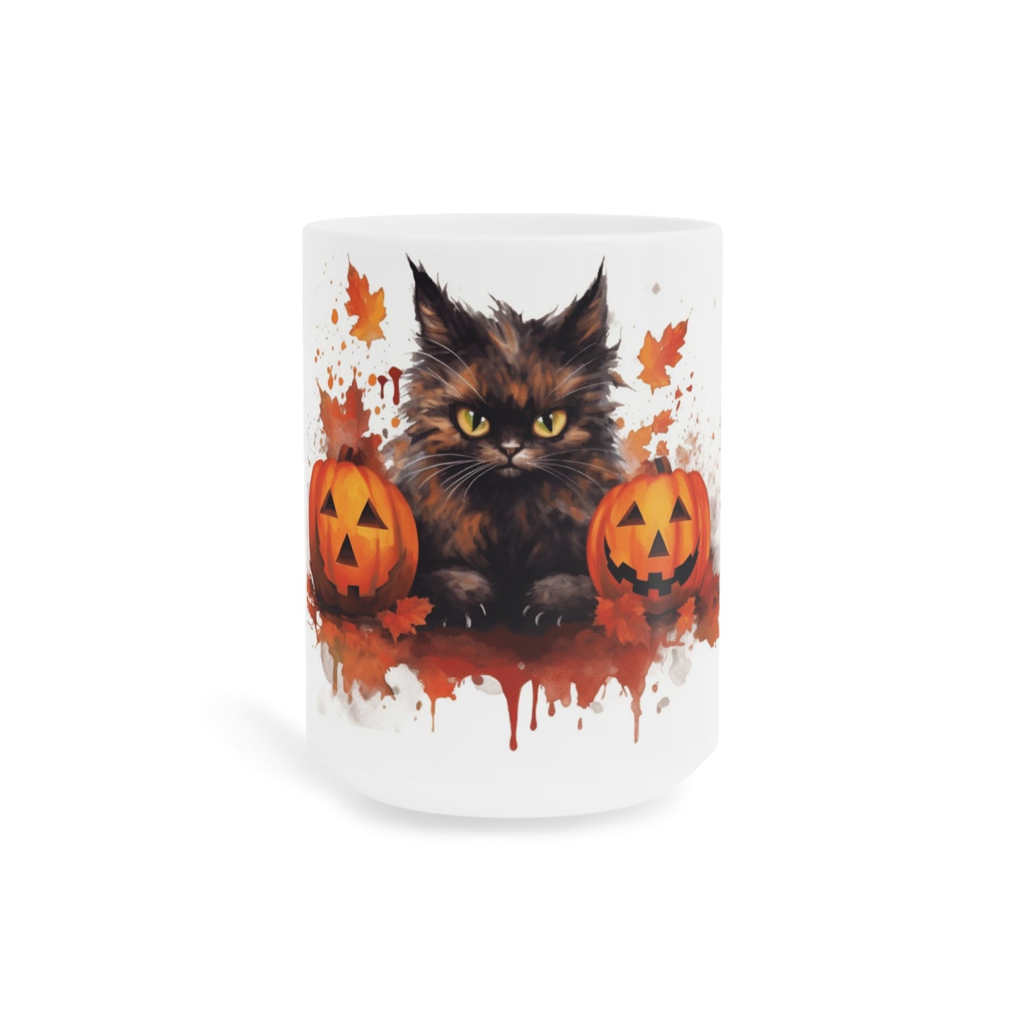 Halloween Black Cat Ceramic Mugs (11oz\15oz\20oz)