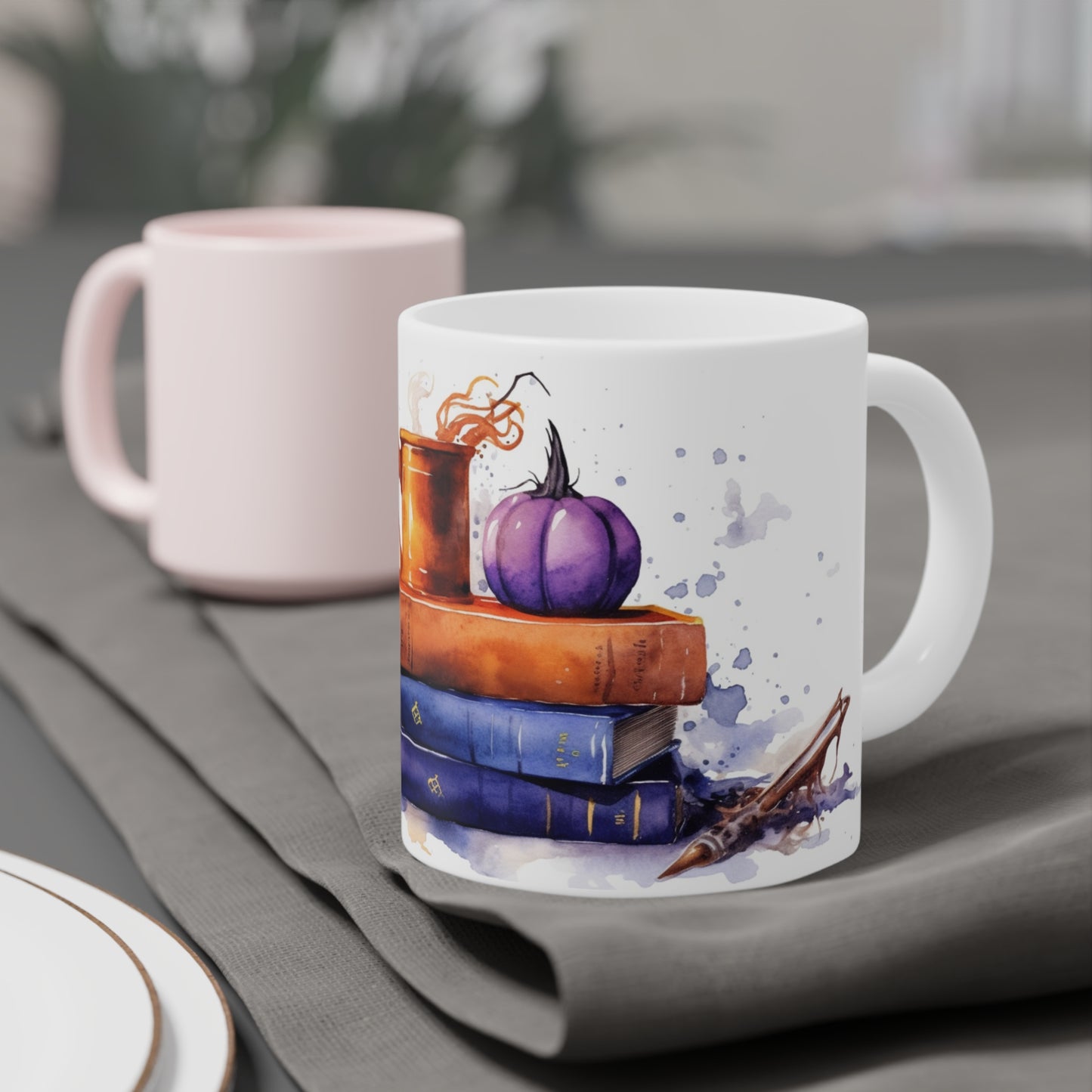 Halloween Spellbooks & Brew Ceramic Mugs (11oz\15oz\20oz)