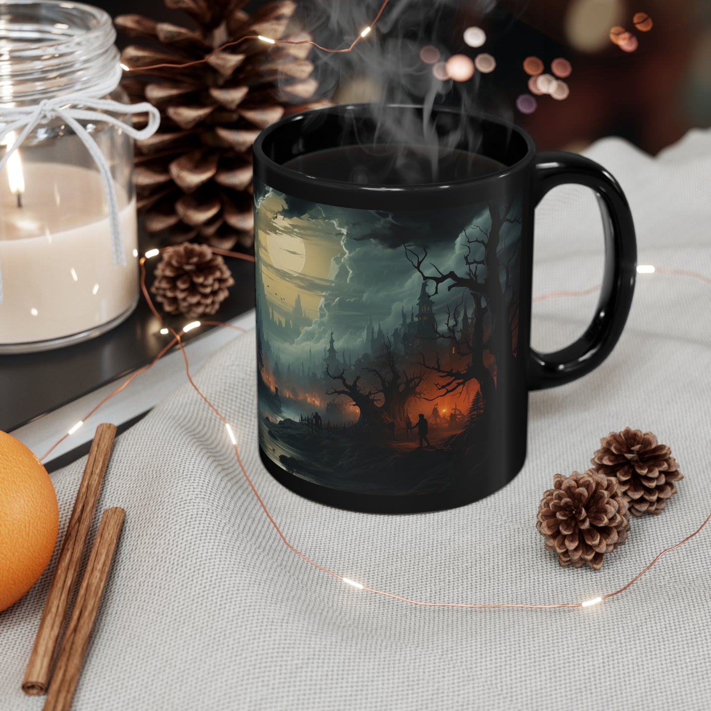 Halloween Witches #4 11oz Black Mug