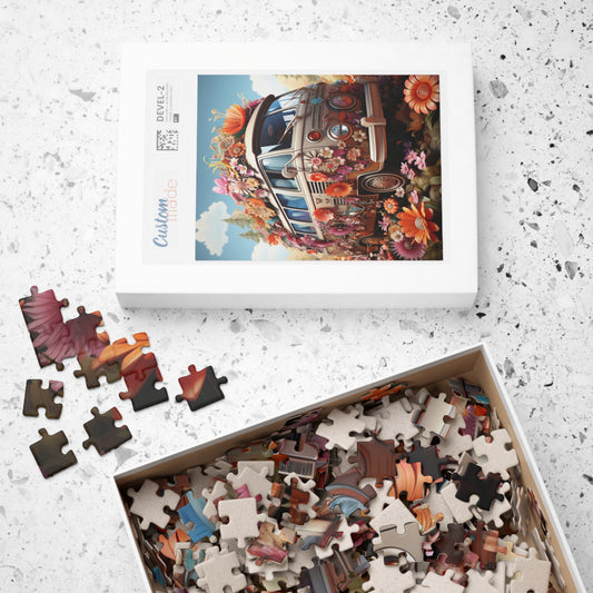 Retro Roadtrip puzzle | Boho Jigsaw Collection | 500-piece Puzzle | Boho | jigsaw puzzle | games