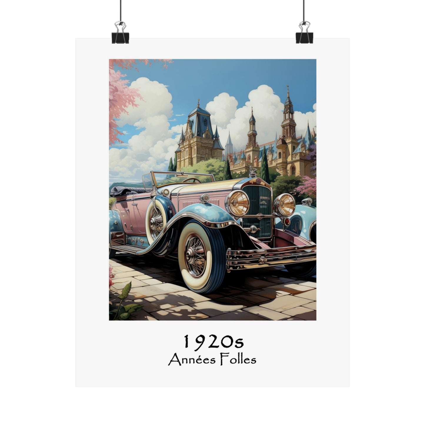 Unique Travel poster | Annees Folles | Vintage cars |1920s Art Deco Wall Art | Retro Wall Art