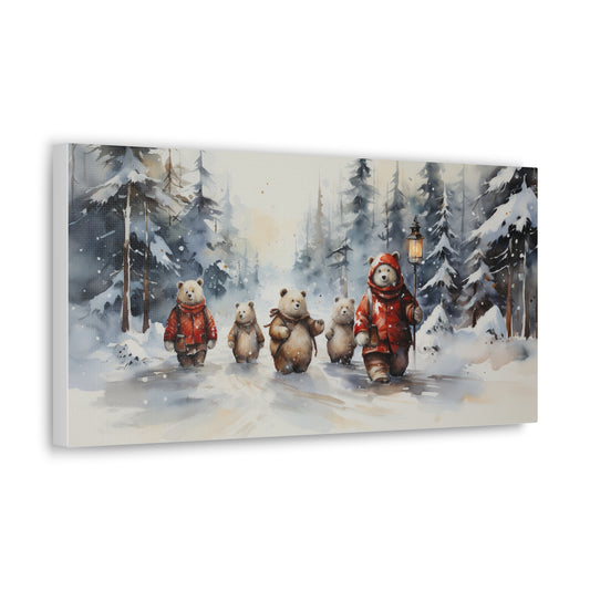 Polar Adventures | Frosty Friendship Collection | Holiday decor | Christmas Wall Art | Retro Art | Christmas