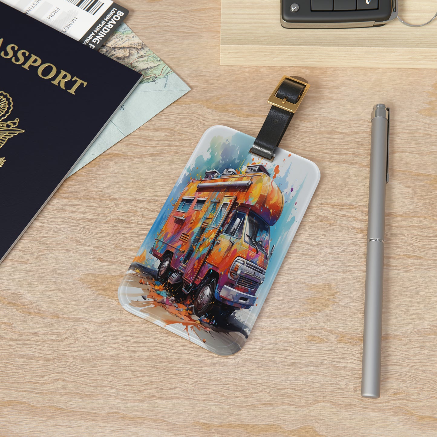 Hippie Haven Luggage Tag | Artistic Journey Collection | Christmas Vacation | Luggage Tags | Travel Tags