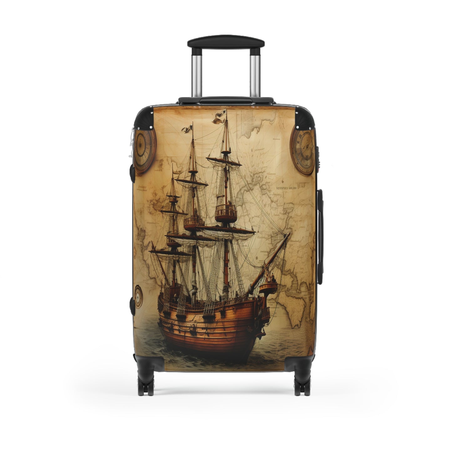Antique Explorer Luggage | Explorer's Legacy Collection | Christmas vacation | Travel Luggage | Suitcase | Vintage Map