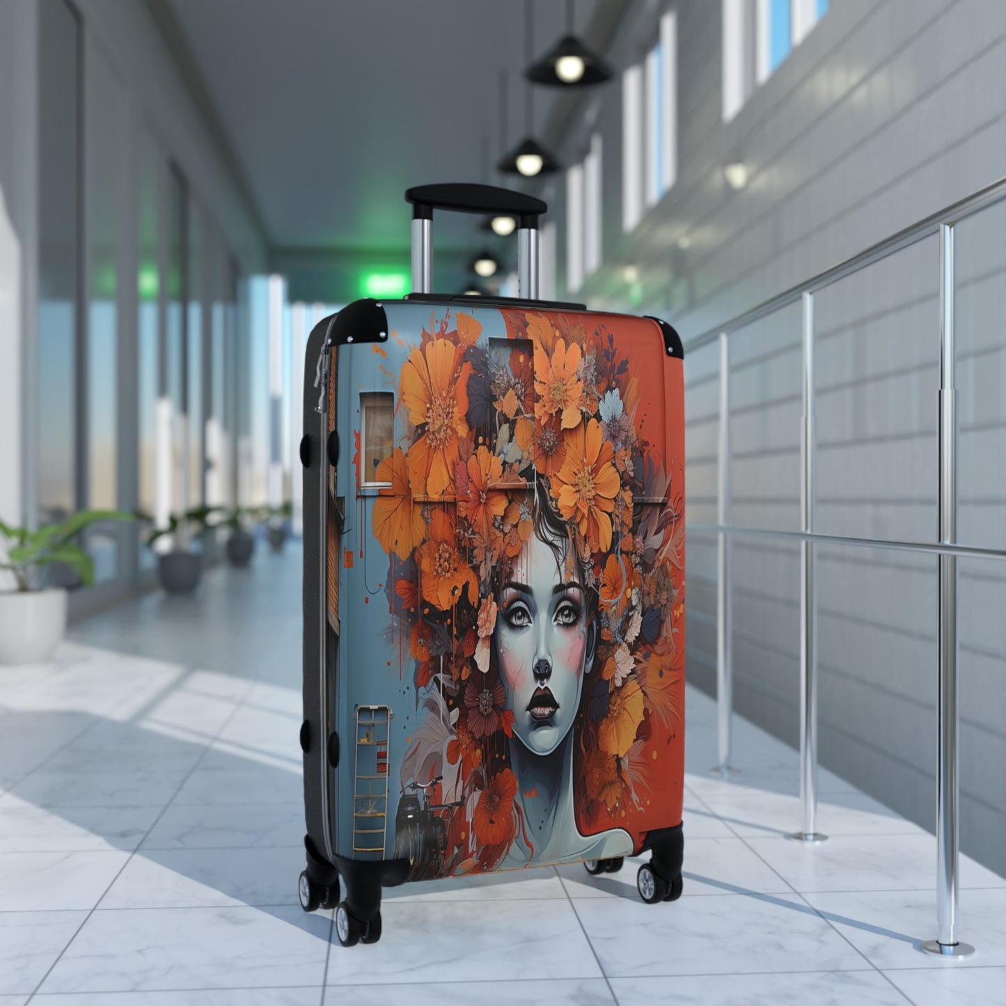 Graffiti Wanderer Luggage | Hippie Trip Collection | Christmas vacation | Travel Luggage | Suitcase | Boho | Retro