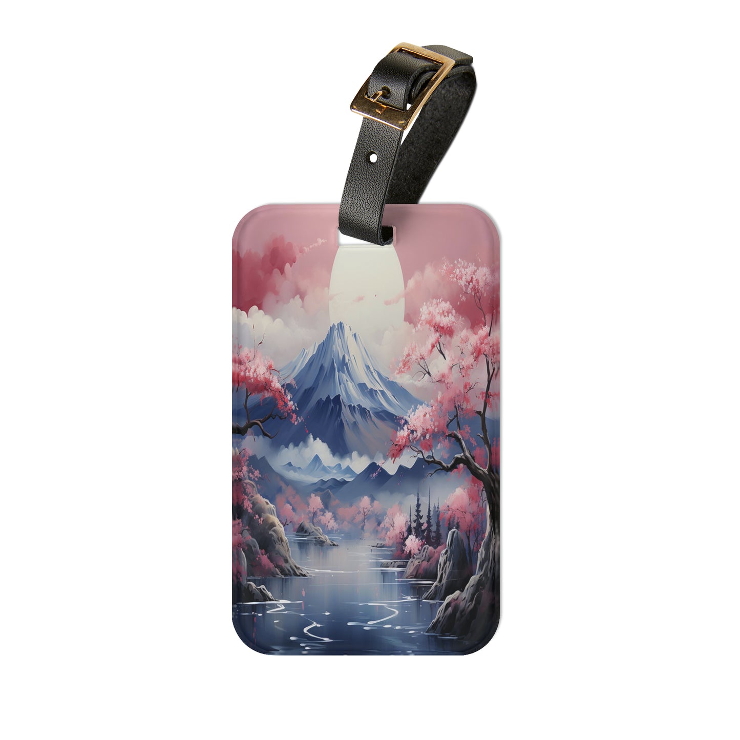 Sakura Serenity Luggage Tag | Artistic Journey Collection | Christmas Vacation | Luggage Tags | Travel Tags