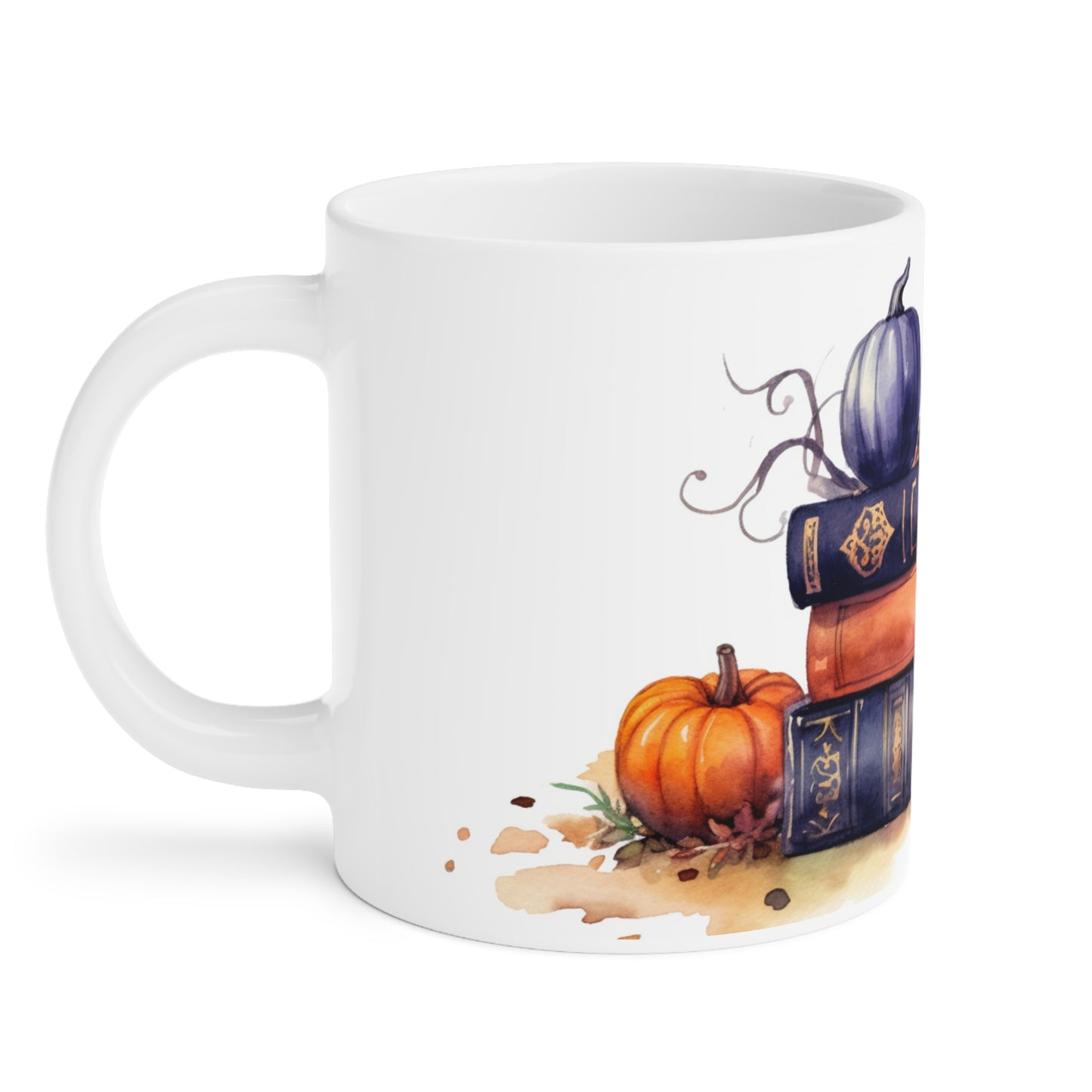 Halloween Spellbooks & Pumpkins Ceramic Mugs (11oz\15oz\20oz)