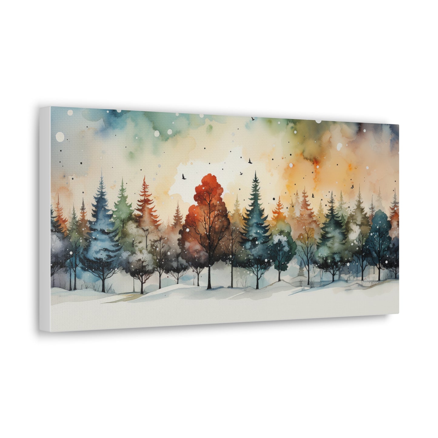 Christmas Forest | Frosty Friendship Collection | Holiday decor | Christmas Wall Art | Retro Art | Christmas | Christmas Trees