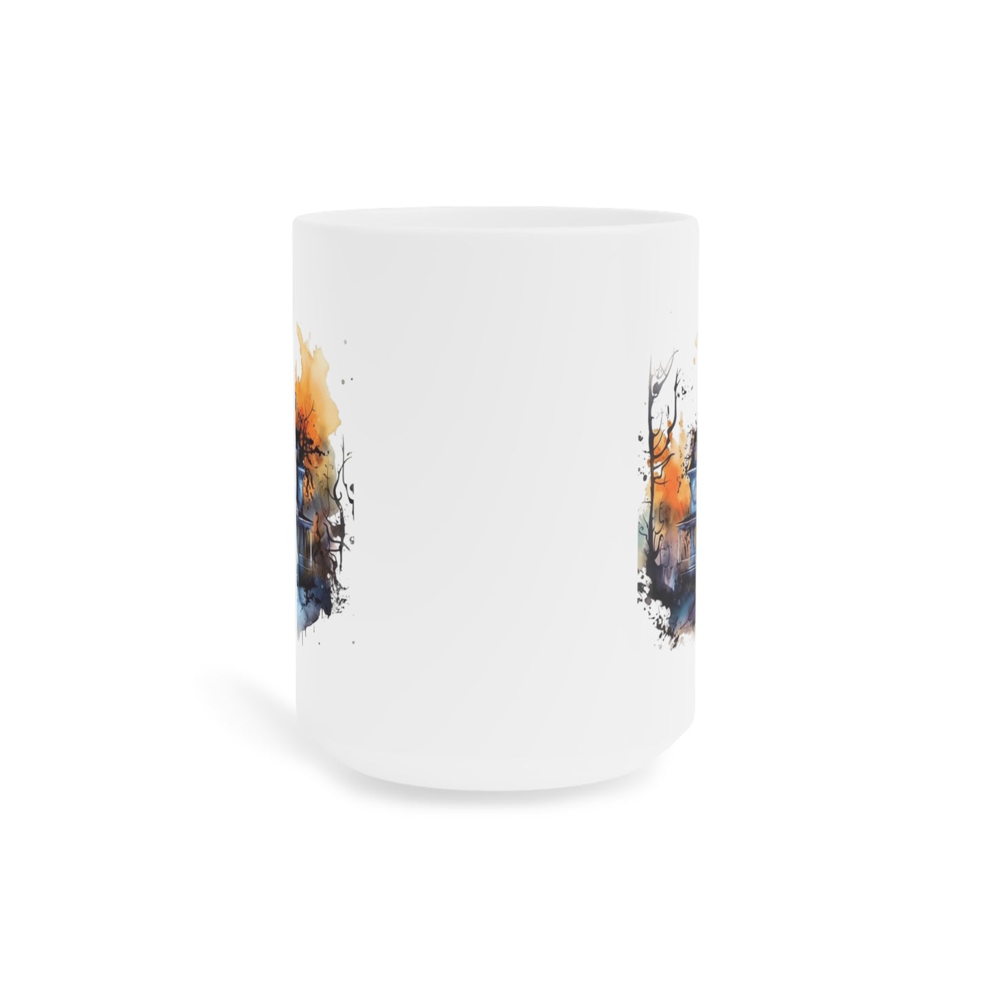 Haunted Halloween Mansion #2 Ceramic Mugs (11oz\15oz\20oz)