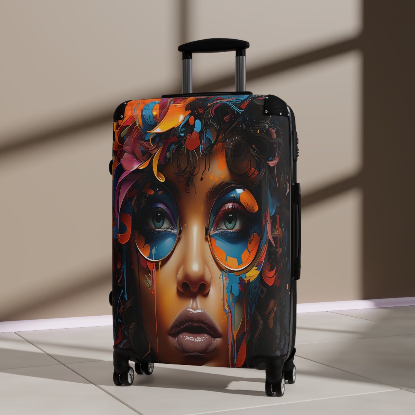 Artistic Odyssey Luggage | Hippie Trip Collection | Christmas vacation | Travel Luggage | Suitcase | Boho | Retro