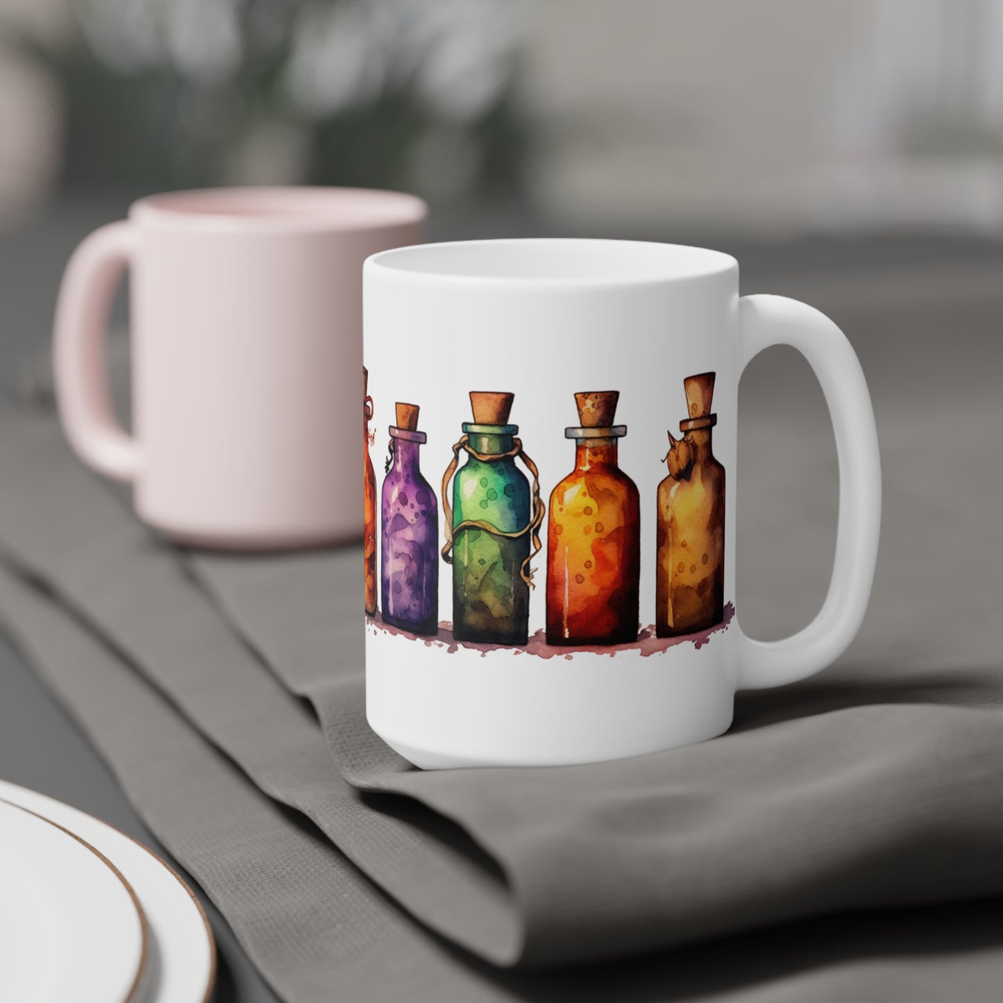 Halloween Potion Bottles #3 Ceramic Mugs (11oz\15oz\20oz)