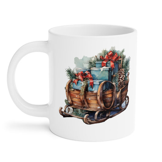 Sleigh full of Toys | Christmas Coffee Mugs | Coffee Ceramic Mugs (11oz\15oz\20oz) | Coffee Mugs