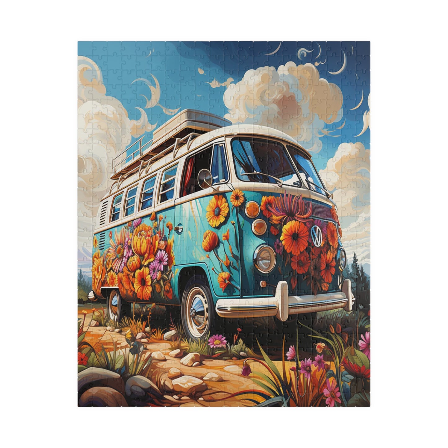 Hippie Highway puzzle | Boho Jigsaw Collection | 500-piece Puzzle | Boho | jigsaw puzzle | games