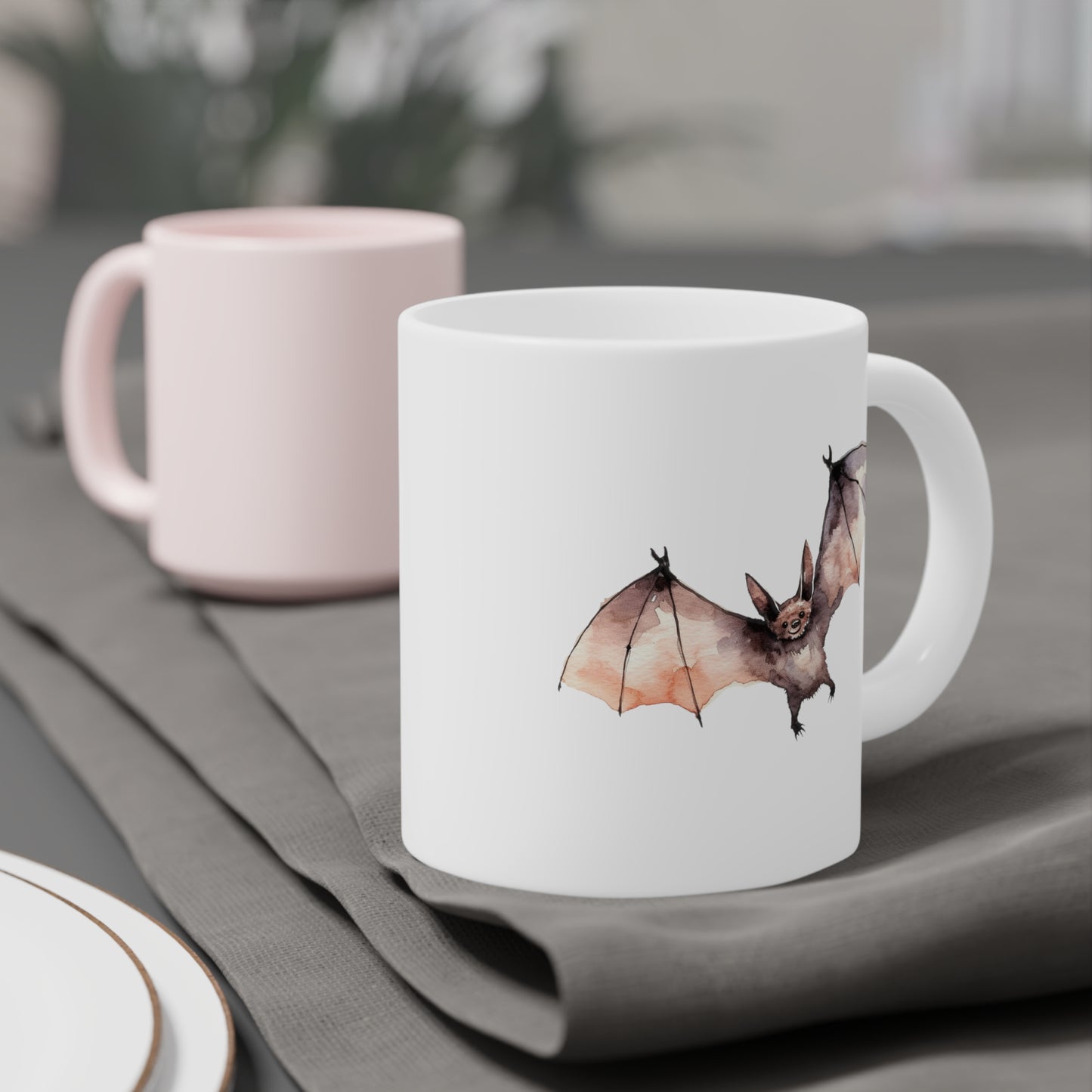 Happy Halloween Bat Ceramic Mugs (11oz\15oz\20oz)